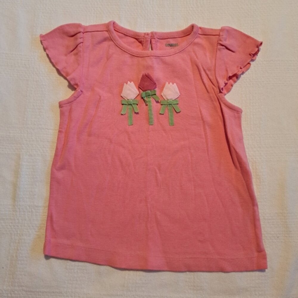 Gymboree girls size 3T Tulip Garden line short sleeve shirt